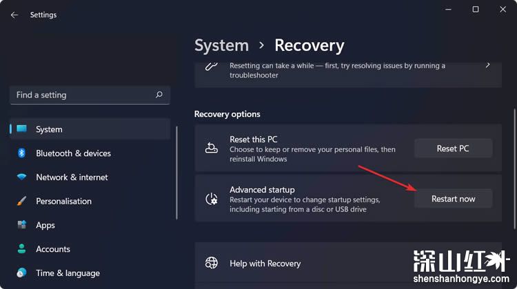 win11如何进入winRE