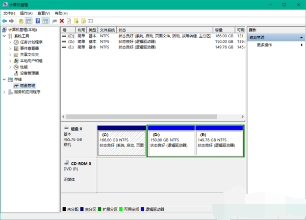 windows10d盘不见了如何恢复