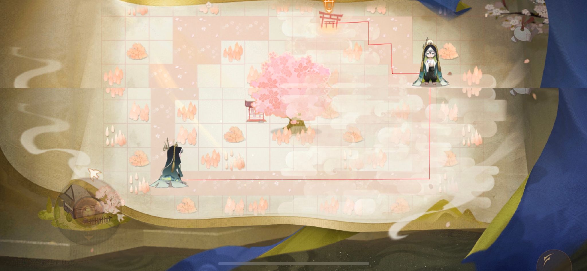 阴阳师隐世山行一阶怎么走