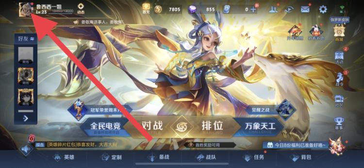 王者荣耀性别怎么设置男女