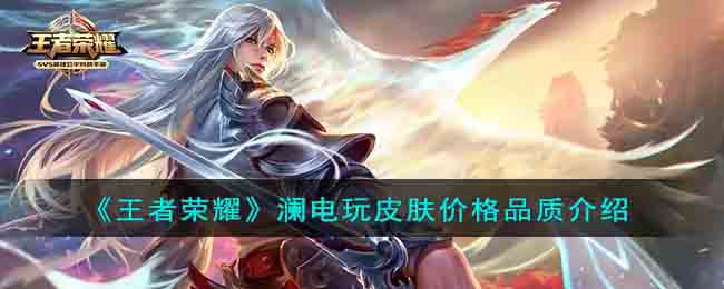 王者荣耀澜电玩皮肤价格品质介绍