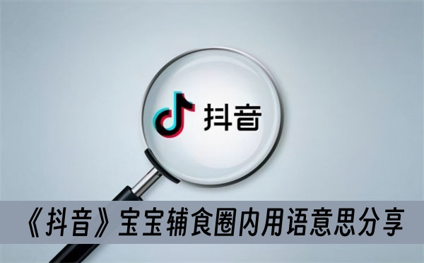 抖音宝宝辅食圈内用语意思分享
