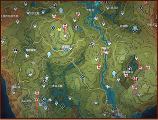 原神遗迹龙兽在哪里刷 原神遗迹龙兽材料路线图[图3]