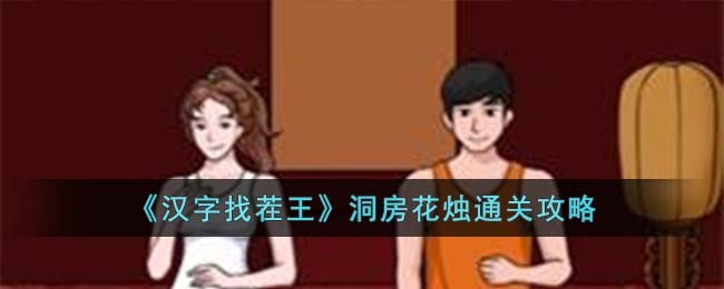 汉字找茬王洞房花烛通关攻略