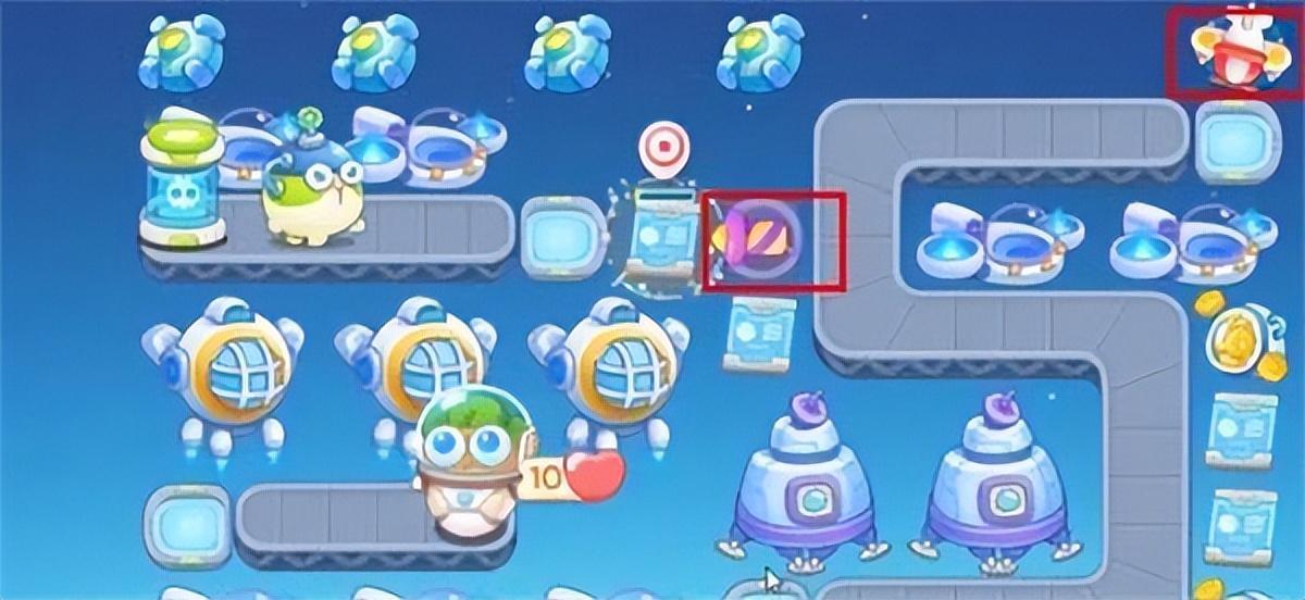 保卫萝卜挑战32关攻略图解 太空穿越攻略