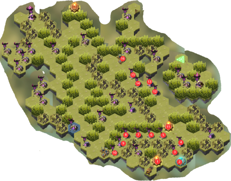 剑与远征涌潮林地攻略（剑与远征涌潮林地路线图）[图2]