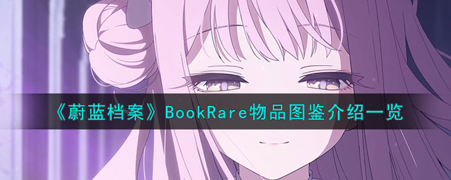 蔚蓝档案BookRare物品图鉴介绍一览