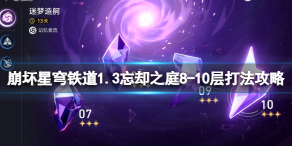 崩坏星穹铁道1.3忘却之庭8-10层打法攻略