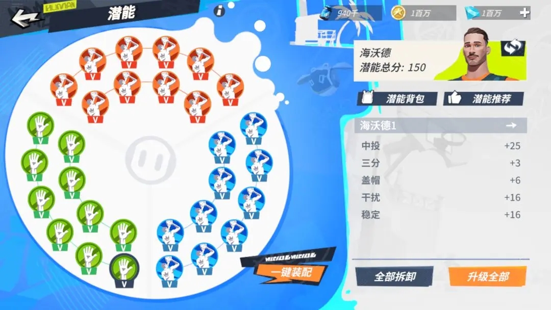 全明星街球派对海沃德潜能及伙伴搭配推荐