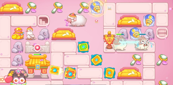 保卫萝卜4 保卫萝卜4秋妃传第四十一关攻略图2