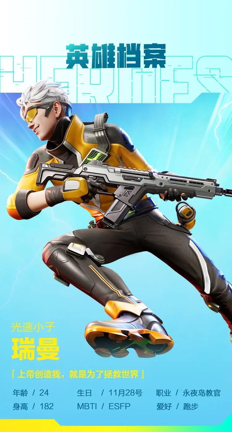 高能英雄光速小子瑞曼角色介绍