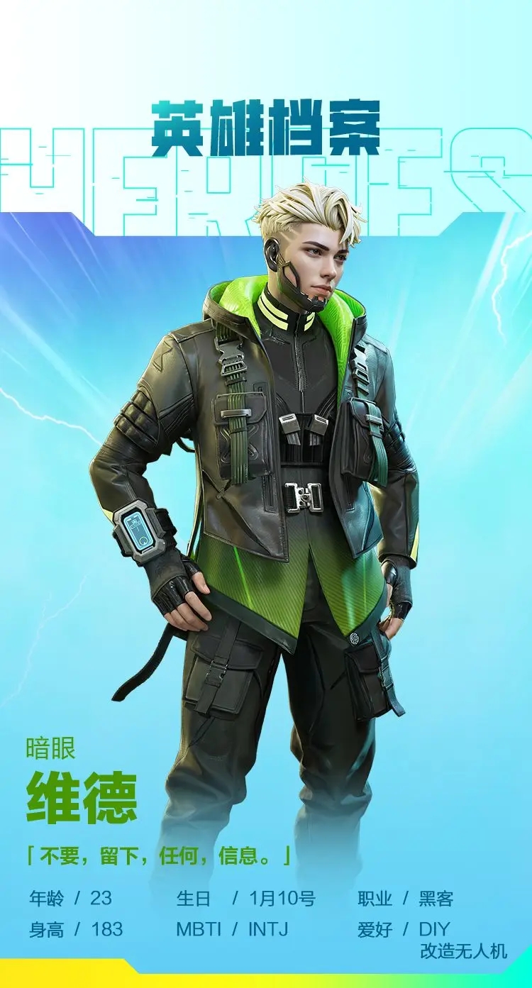 高能英雄暗眼维德角色介绍