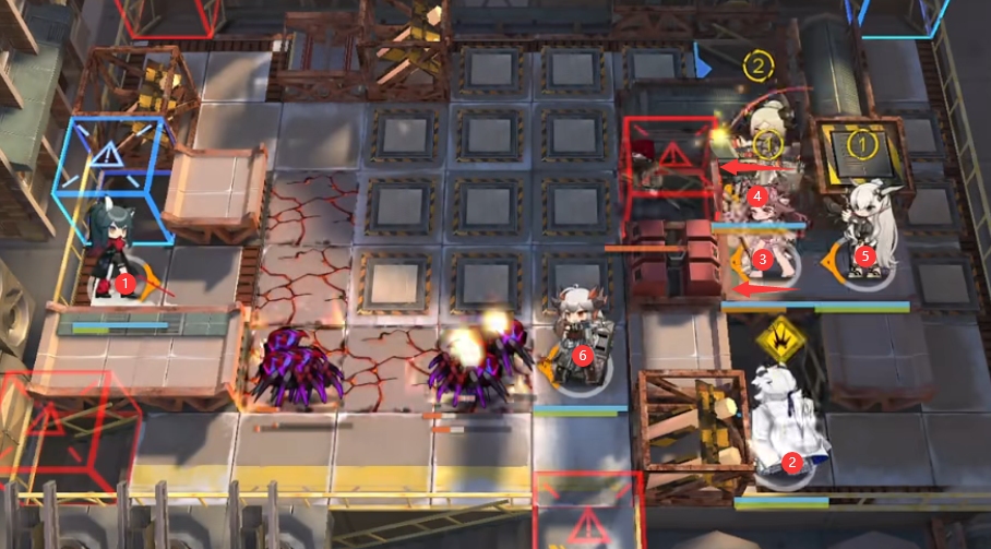 明日方舟CV-EX-6套筒后座突袭摆完挂机攻略