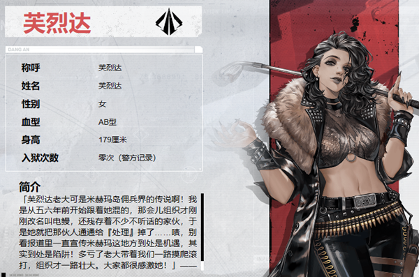 钢岚芙烈达角色介绍