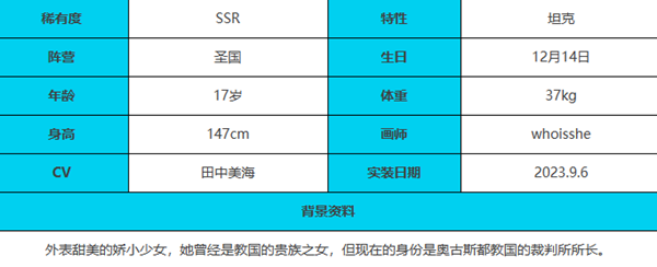 绯色回响巴风特角色介绍