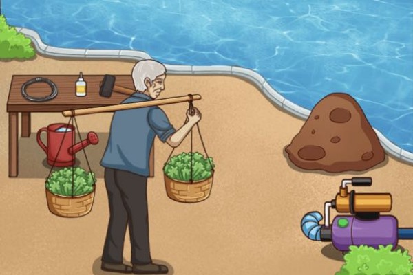 脑洞茬里王大爷过河怎么过 脑洞茬里王大爷过河通关攻略图1