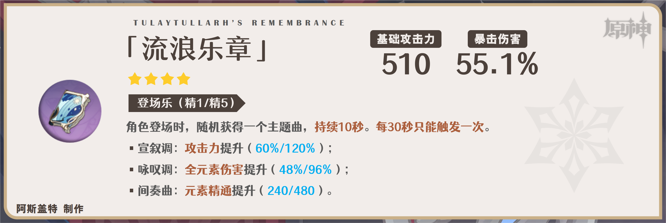 原神莱欧斯利武器选择推荐