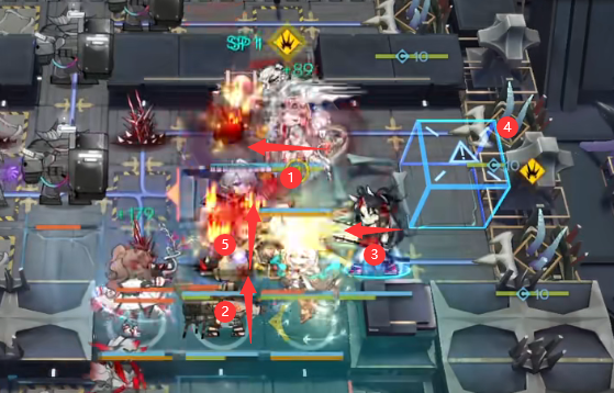 明日方舟恶兆湍流13-21殷红君主摆完挂机攻略