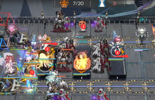 明日方舟恶兆湍流13-19骸骨走廊摆完挂机攻略