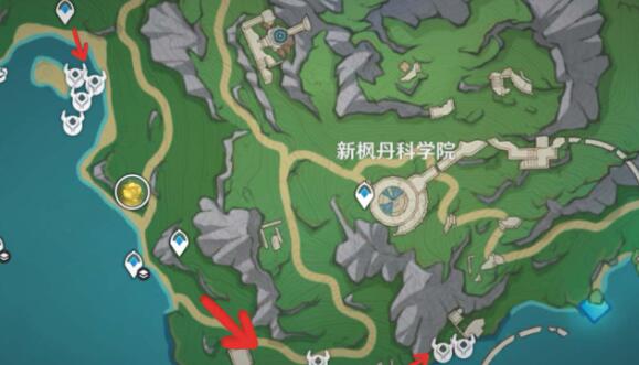 原神原海异种采集路线图-原神原海异种采集路线推荐图4