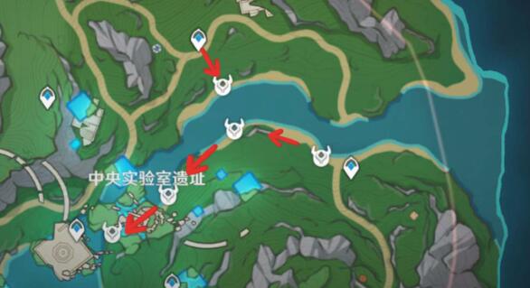 原神原海异种采集路线图-原神原海异种采集路线推荐图5