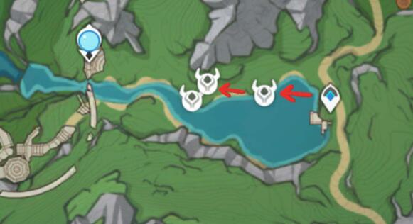 原神原海异种采集路线图是什么 原神原海异种采集路线图一览图5