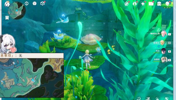 《原神》虹彩蔷薇藏宝图攻略