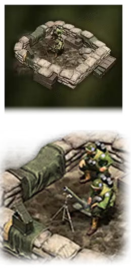 英雄连3迫击炮坑建筑介绍