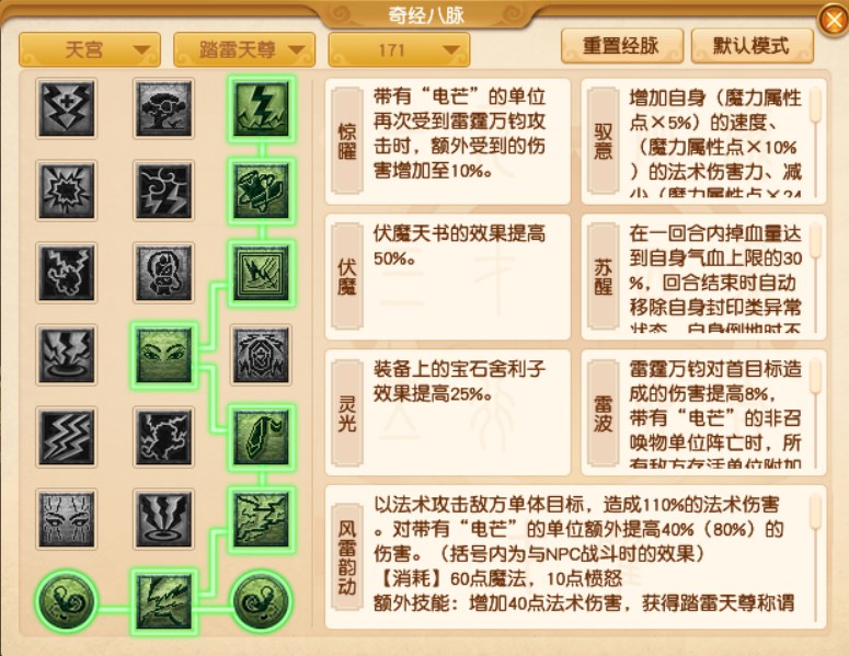 梦幻西游天宫经脉加点推荐2024