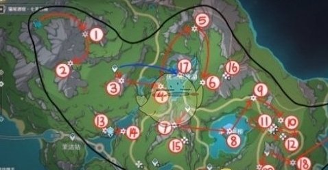 原神4.2水神瞳在哪里图1