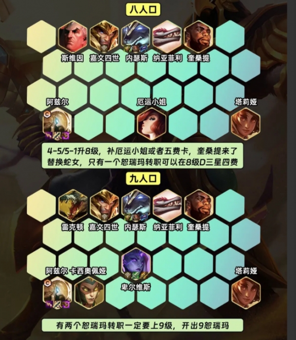 云顶之弈S9.5九恕瑞玛阵容玩法攻略