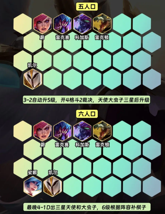 云顶之弈S9.5斗虫天使阵容玩法攻略