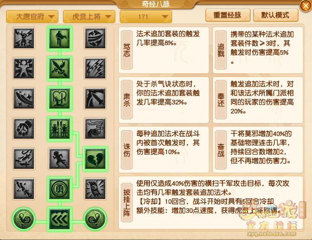 梦幻西游大唐官府经脉加点推荐2024