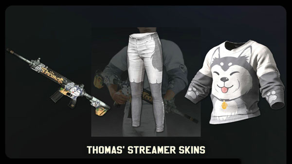 绝地求生托马斯联名皮肤欣赏