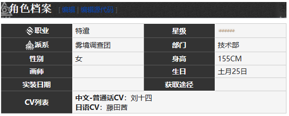 雾境序列梅尔角色介绍