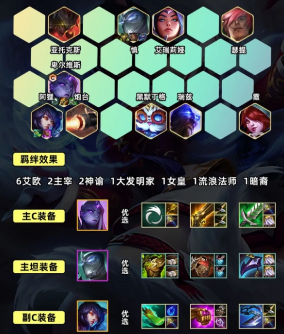 云顶之弈S9.5艾欧九五阵容玩法攻略