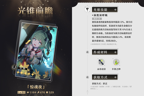 崩坏星穹铁道藿藿专武要不要抽 崩坏星穹铁道藿藿光锥惊魂夜怎么样图1