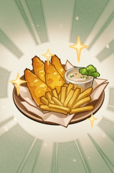 七圣召唤炸鱼薯条怎么样 原神七圣召唤炸鱼薯条效果介绍图1