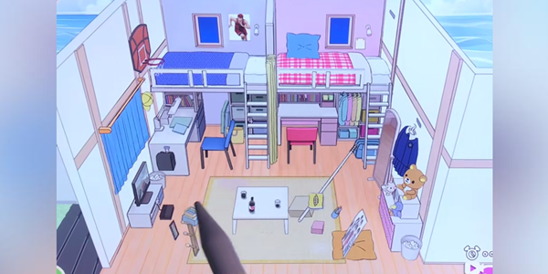 鸭鸭收纳大师别墅海景房怎么过图2