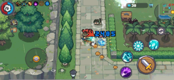 元气骑士前传秋梨村彩蛋具体位置在哪里 元气骑士前传秋梨村彩蛋具体位置一览图2