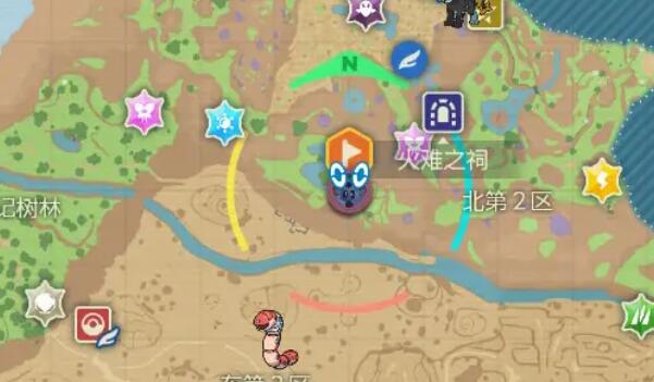 宝可梦朱紫蓝之圆盘神兽位置大全 蓝之圆盘神兽位置分布一览图8