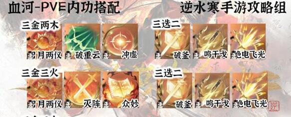 逆水寒手游血河内功怎么搭配