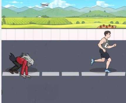 文字来找茬奶奶马拉松怎么过 文字来找茬奶奶马拉松通关攻略图1