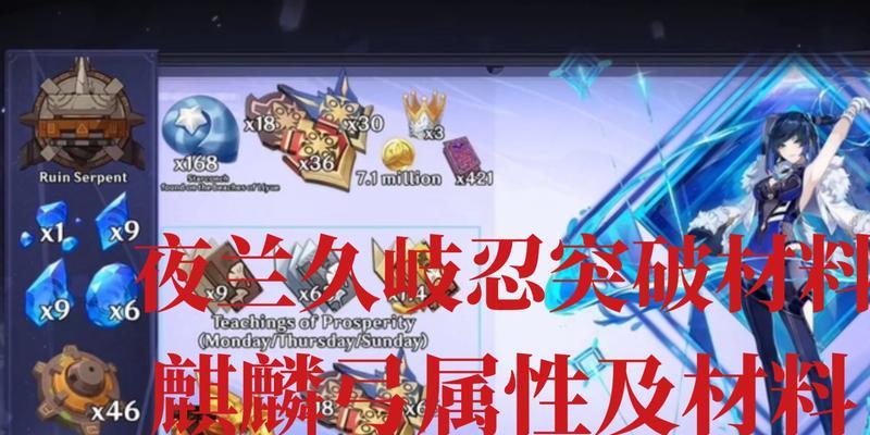 《原神》夜兰最强阵容搭配攻略（打造最强实力，掌握夜兰全能技能组合，以最佳阵容征战世界）