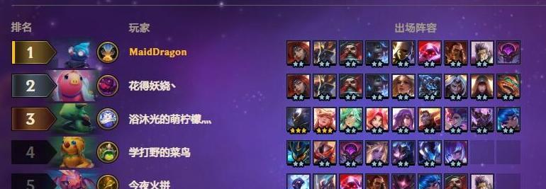 云顶之弈S7最强阵容一览（以怒翼神龙炮为核心，快速获得胜利的高级阵容）