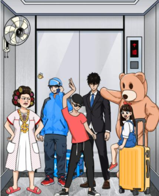 想不到鸭电梯救援帮助电梯减重救出乘客怎么通关 想不到鸭电梯救援帮助电梯减重救出乘客通关攻略图1