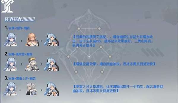 深空之眼平民队伍冰渊怎么搭配 深空之眼平民队伍冰渊搭配攻略图1