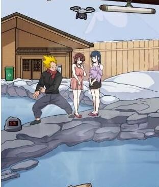 玩梗高手小美温泉时光奶奶回来前收拾好温泉怎么过 玩梗高手小美温泉时光奶奶回来前收拾好温泉通关攻略图1