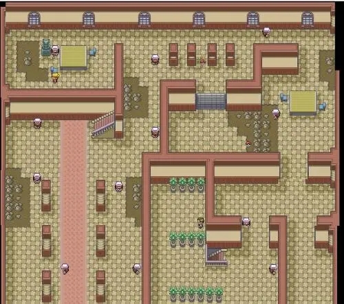 口袋妖怪火红第七个道馆怎么进去