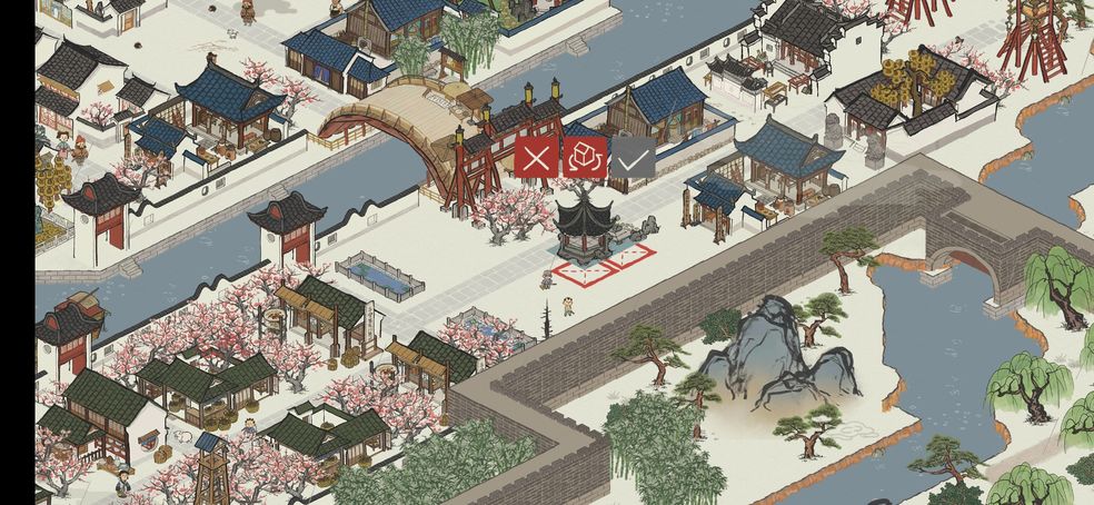 江南百景图人工湖布局推荐